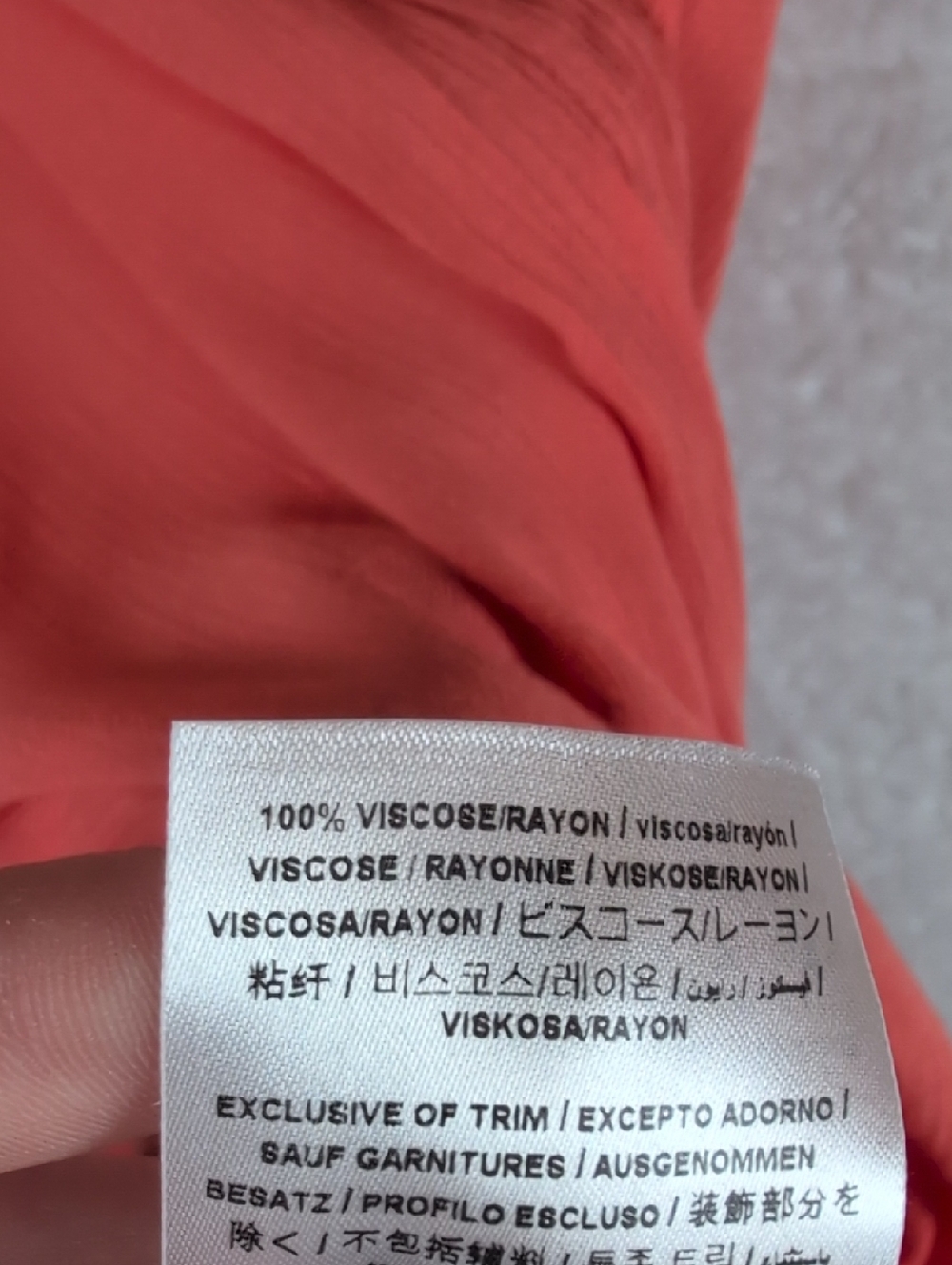 501-Guess Sleeveless Twist-Front Orange Top - Picture 5 of 5